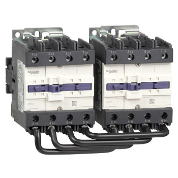 LC2D95F7 | Контактор реверсивный, серия Tesys D, 3P, 95 А, AC3, 1 НО +1 НЗ, 110В AC, Под винт, Schneider Electric