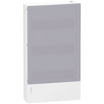 MIP12312S | Щиток навесной Mini Pragma 3 ряда/36 модулей, прозрачная дверь, Schneider Electric