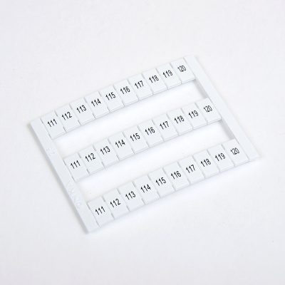 1060388 | Горизонт. марк-ка (111-120), для MRK 2,5. MRK 4S. OPK 2,5. OPK 4S. 1 лист - 30 шт., Onka 