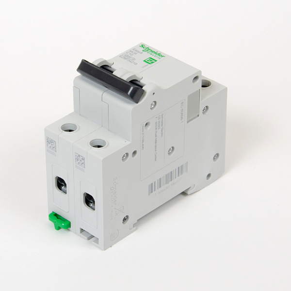 EZ9F34210 | Easy9, 2p, 10А, кривая C, 4,5кА — Автоматический выключатель, Schneider Electric