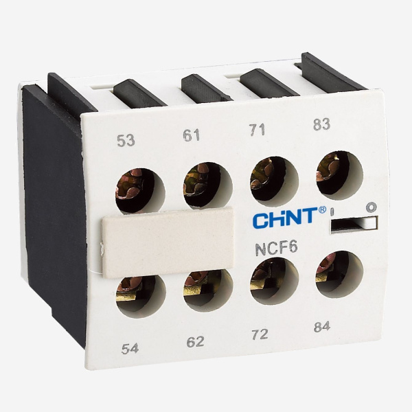 261007 | Приставка дополнительные контакты NCF6-22 к Контактору NC6, Chint