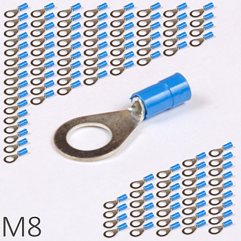 ID BF-M8 100 | Наконечник кольцевой 1,5...2,5мм², M8 (уп.-100шт.), ID