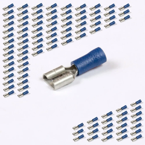 ID BF-F608 100 | Наконечник "мама" 1,5...2,5мм², 6,3х0,8мм (уп.-100шт.), ID