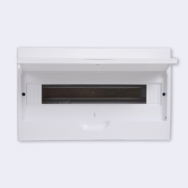 EZ9E118P2SRU | City9 Box корпус навесной с белой дв. 1ряд/18мод, Systeme Electric