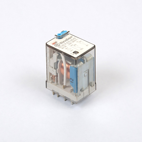 553290120040 | Универсальное реле, серия 55, 12В DC, 10 А, 2CO, Finder