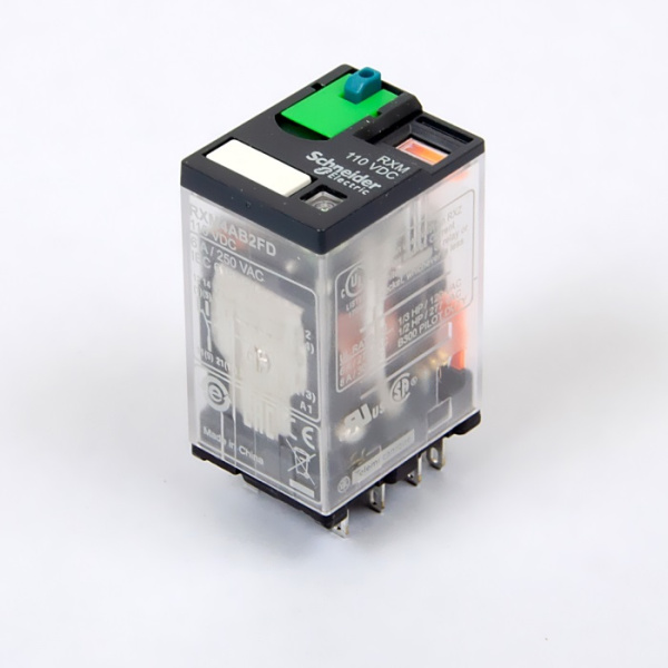RXM4AB2FD | Универсальное реле, серия RXM, 110В DC, 6А, 4CO, светодиод, Schneider Electric
