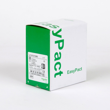 LC1E1210M5 | Контактор, серия EasyPact TVS, 3P, 12А, 1НО, управление 220В AC, Schneider Electric