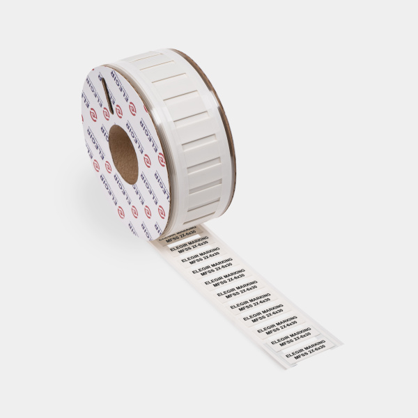 21506310  | Маркер плоский MFSS-2X-6-30/1-W белый, длина маркера 30мм, Ø 6-3мм, до 6 кв.мм (рулон - 700 шт.), Elegir 