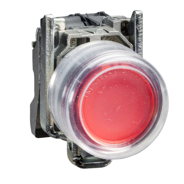 XB4BP483B5EX | Кнопка с подсветкой 24В AC/DC с возвратом, красная, 1НЗ, ATEX, Schneider Electric