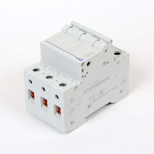 OEZ:42118 | Автоматический выключатель Minia LTS 3п 6А, кривая D, 10кА, OEZ