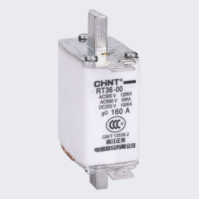 521506 | Плавкая вставка предохранителя RT36-00-160, габарит 00, 10А, Chint