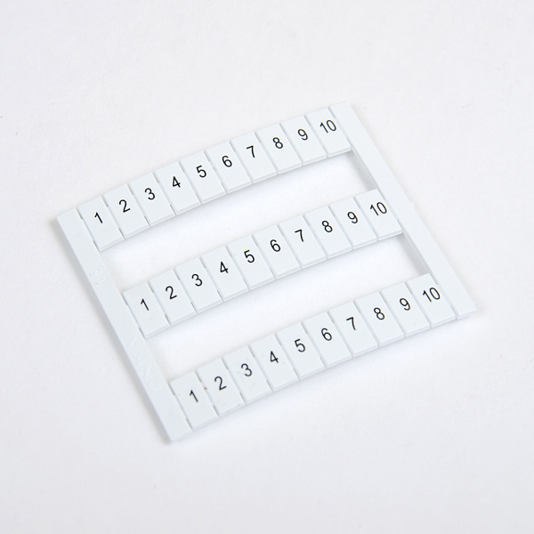 1060310 OD10-1,5 | Горизонт. марк-ка (1-10), для MRK 1,5. MRK 2,5S. OPK 1,5. OPK2,5S. 1 лист - 30 шт., Onka 