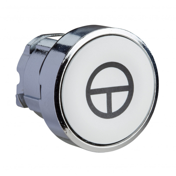 ZB4BA145 | Головка кнопки, белая, с маркировкой "T", Schneider Electric
