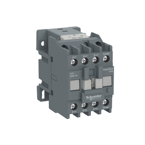 LC1E0610B5 | Контактор, серия EasyPact TVS, 3P, 6А, 1НО, управление 24В AC, Schneider Electric