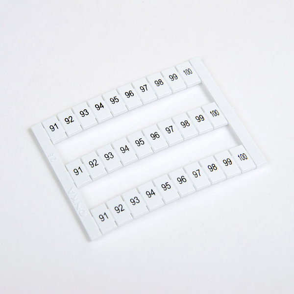 1060386 OD10-2,5 | Горизонт. марк-ка (91-100), для MRK 2,5. MRK 4S. OPK 2,5. OPK 4S. 1 лист - 30 шт., Onka 