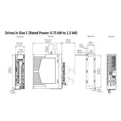 Сервопреобразователь SV670P, 380В, 3,5А