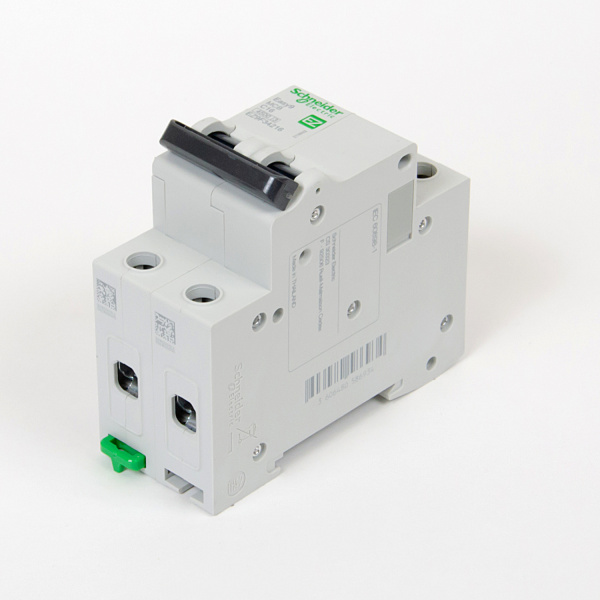 EZ9F34216 | Easy9, 2p, 16А, кривая C, 4,5кА — Автоматический выключатель, Schneider Electric
