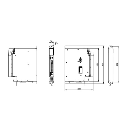 Сервоинвертор IS810P, 380В, 9А, CANlink 